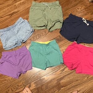 Kids Assorted Color Shorts Set